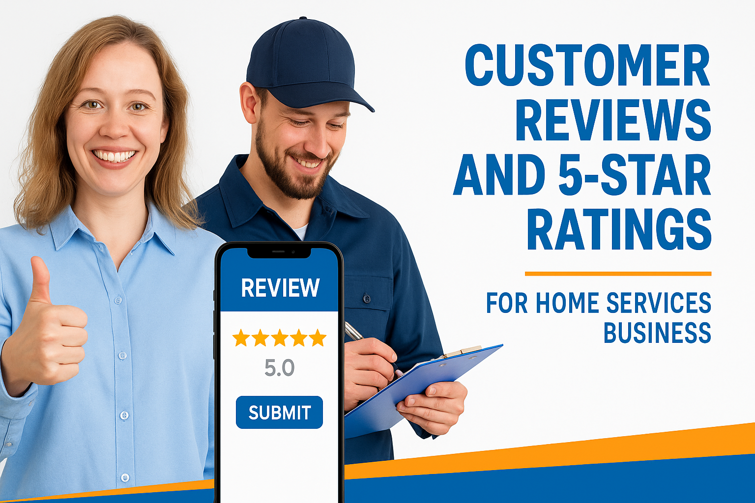5-star reviews for home services